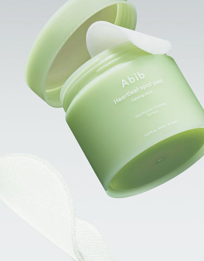 [Abib] Toner pad apaisant et anti-boutons Heartleaf Spot Pad Calming Touch - 80 pads - Miragesa