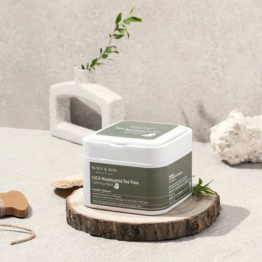 [MARY&MAY]  Cica Houttuynia Tea Tree Calming Mask - Masque apaisant - 30 masques Miragesa