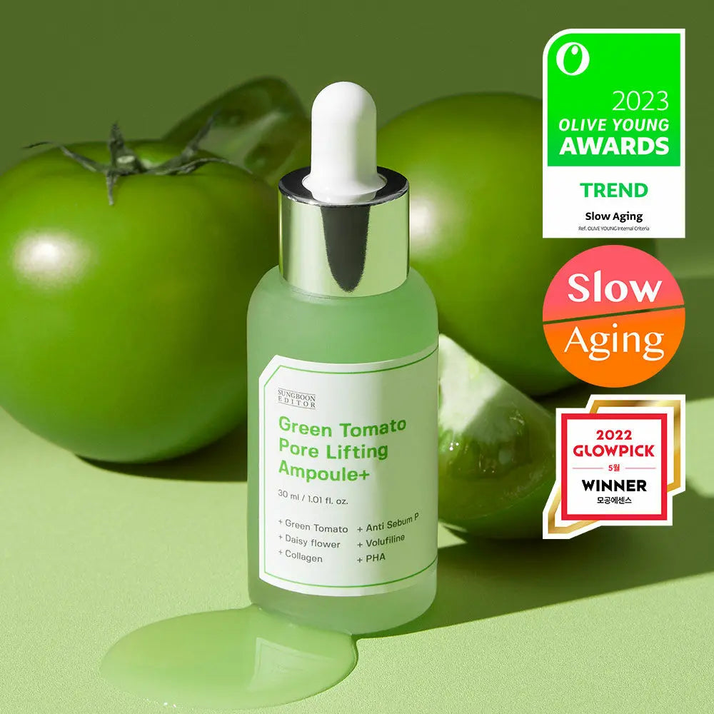 [SUNGBOON EDITOR] Green Tomato Pore Lifting Ampoule+ - Sérum - 30mL Miragesa