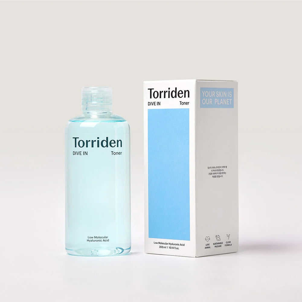 [Torriden] DIVE-IN Low Molecule Hyaluronic Acid Toner - 300mL - Miragesa